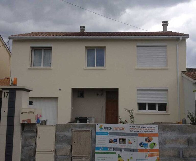 rénovation énergétique maison années 60 pessac après