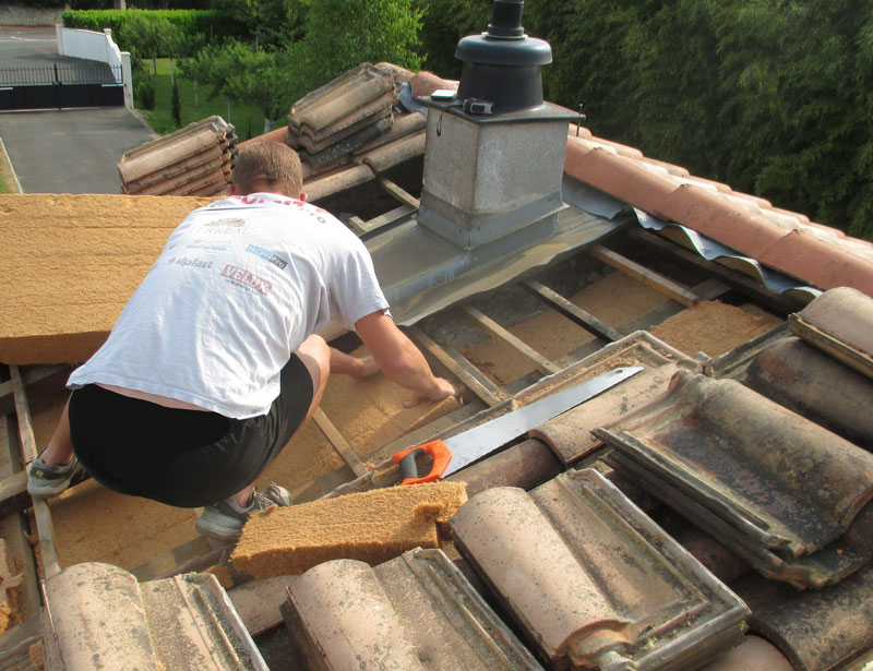 isolation rampant extérieur travaux de rénovation énergétique