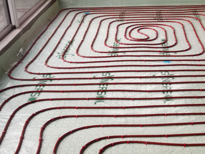 plancher chauffant travaux de rénovation énergétique