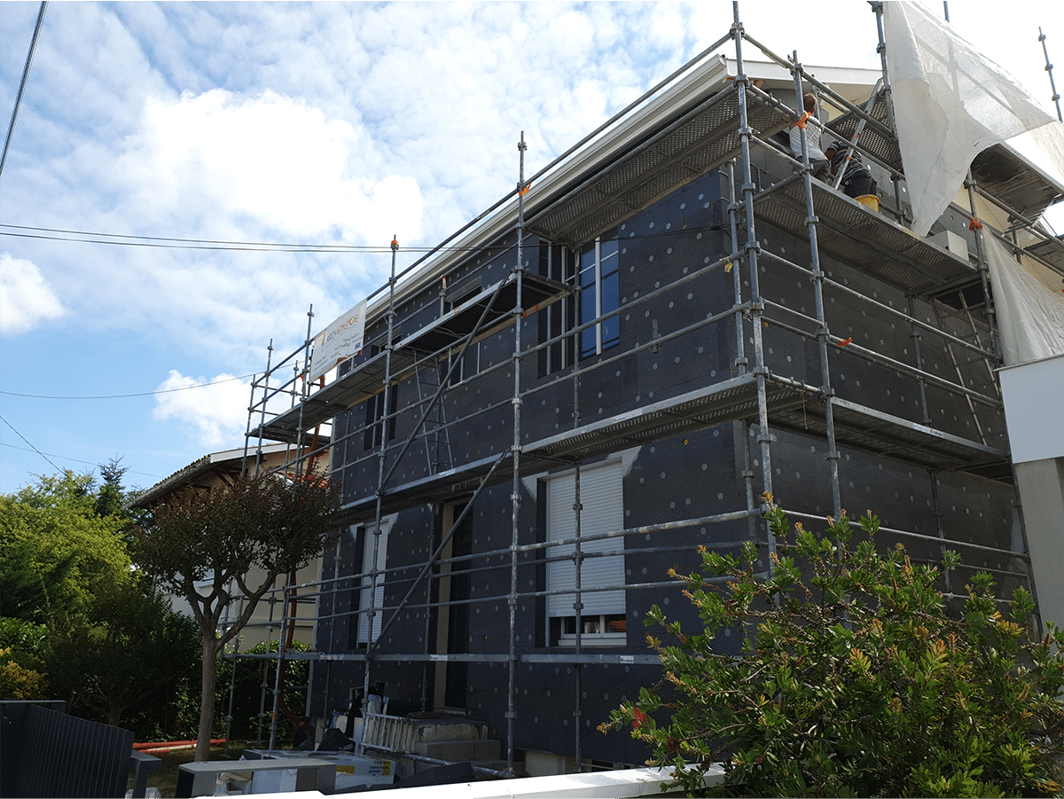 isolation-mur-exterieur-enduit-Caudéran-chantier